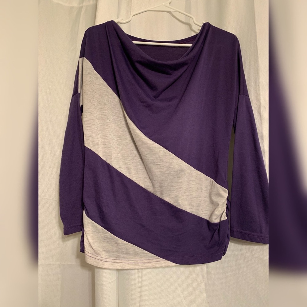 Assymetrical Two Tone Top